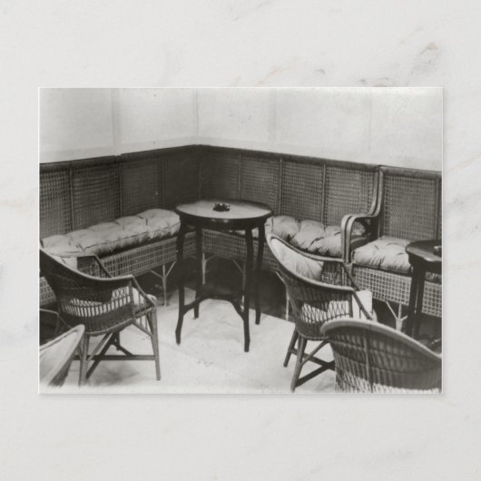 Cardington, Airship R101,喫煙室 ポストカード (正面)