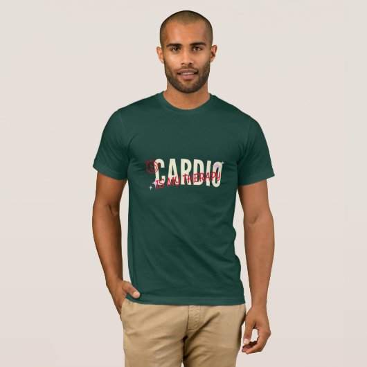 Cardio Is My Therapy Tシャツ (正面フル)