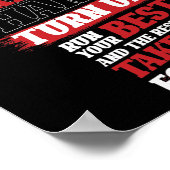 Cardio Kickboxing Design For Kickboxer  ポスター (角)