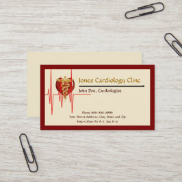 Cardiologist Business Card 名刺