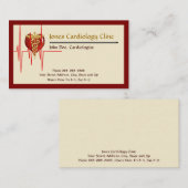 Cardiologist Business Card 名刺 (正面/裏面)