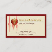 Cardiologist Business Card 名刺 (正面)