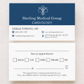 Cardiologist Doctor Office Appointment 名刺