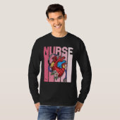 Cardiology Cardiologist Cardiograph Nurse Professi Tシャツ (正面フル)