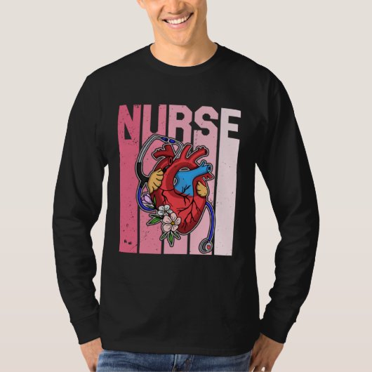 Cardiology Cardiologist Cardiograph Nurse Professi Tシャツ (正面)