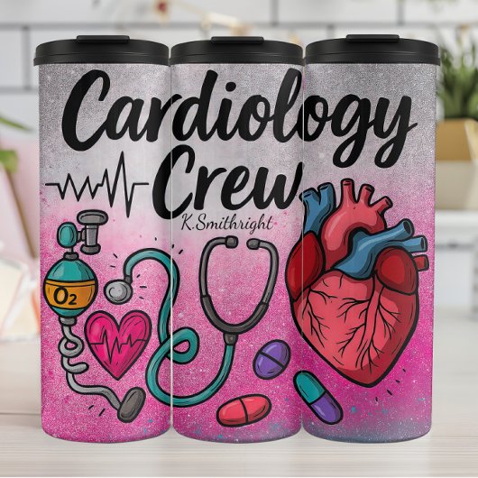Cardiology Crew Nurse Heart Design タンブラー