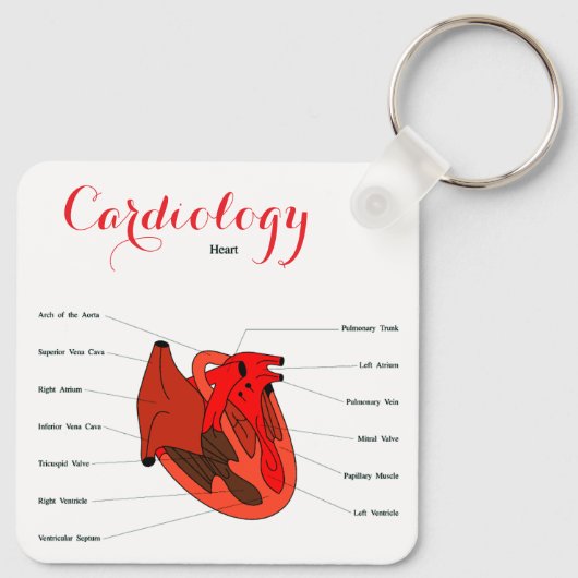 "Cardiology Key Ring" キーホルダー (裏面)