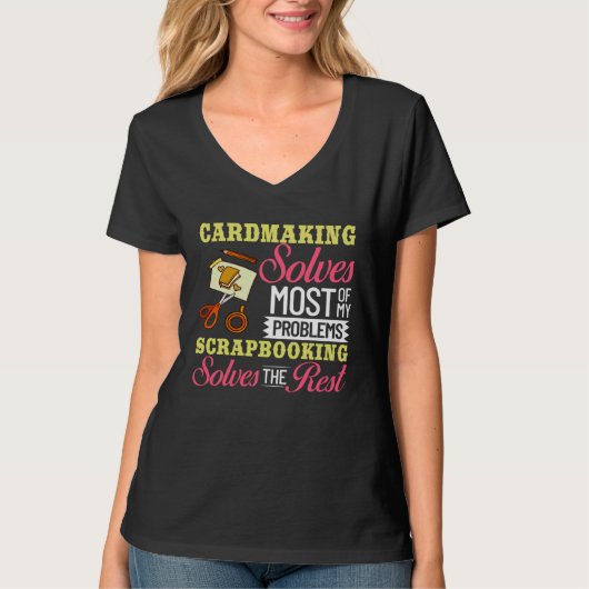 Cardmaking Card Maker Stamps Dies Crafting Tシャツ (正面)