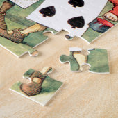 Cardmenのペンキ不思議の国の女王のバラ ジグソーパズル (側面)