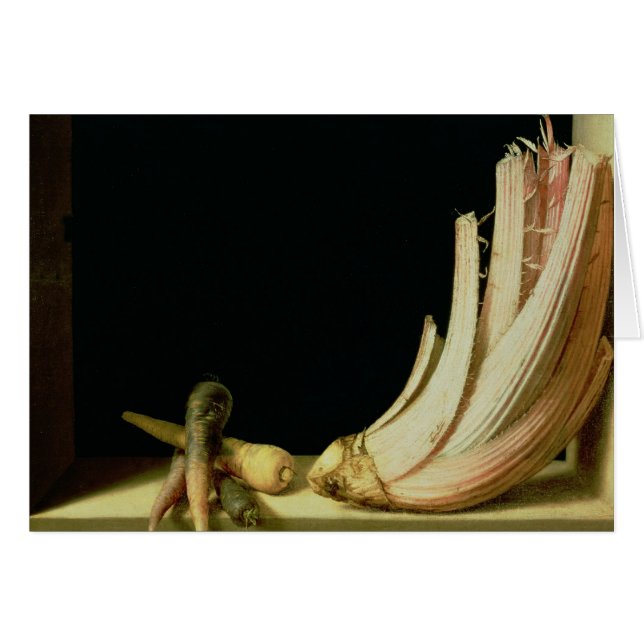 Cardoonが付いている静物画 (正面横)