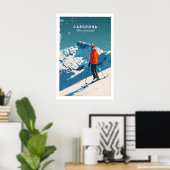 Cardrona Travel Poster - New Zealand 1 ポスター (ホームオフィス)