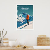Cardrona Travel Poster - New Zealand 1 ポスター (キッチン)