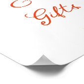 Cards And Gifts Aperol Spritz Bridal Shower ポスター (角)