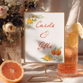 Cards And Gifts Aperol Spritz Bridal Shower ポスター