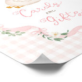 Cards and Gifts One Silly Goose Table Sign ポスター (角)