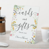 Cards and gifts wildflowers Sign 台座サイン (インサイチュ)