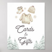 Cards and Gifts Winter Baby It's Cold Outside ポスター (正面)