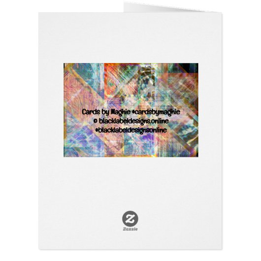 "CARDS BY MAGHIE" #CARDSBYMAGHIE CARDSBYMAGHIE.COM (裏面)