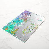 "CARDS BY MAGHIE" #CARDSBYMAGHIE CARDSBYMAGHIE.COM 箔シーズンカード (回転した状態)