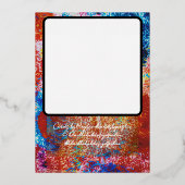 "CARDS BY MAGHIE" #CARDSBYMAGHIE CARDSBYMAGHIE.COM 箔シーズンカード (裏面)