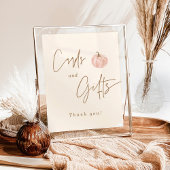 Cards & Gifts Baby Shower Sign, Fall Baby Shower ポスター