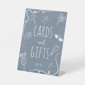 Cards & Gifts Beach Doodle Bridal Shower  台座サイン (正面)