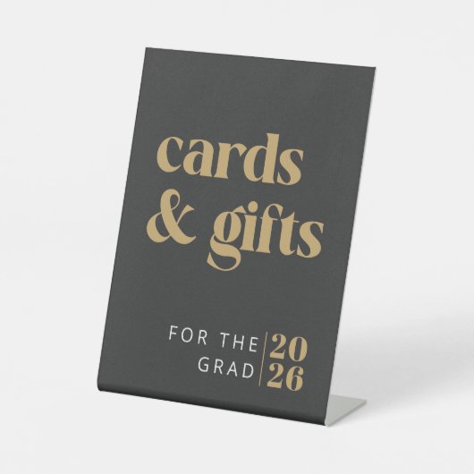 Cards & Gifts Graduation Party 台座サイン (正面)