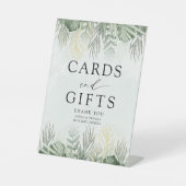 Cards & Gifts Green Tropical Wedding 台座サイン (正面)