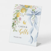 Cards & Gifts Main Squeeze Lemon Bridal Shower 台座サイン (正面)