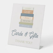 Cards & Gifts New Chapter Storybook Baby Shower 台座サイン (正面)