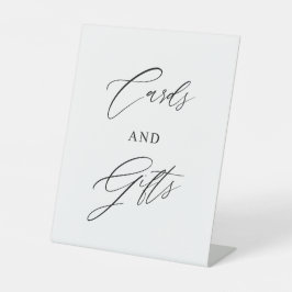 Cards & Gifts Wedding Sign | Minimalist Modern  台座サイン