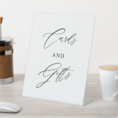 Cards & Gifts Wedding Sign | Minimalist Modern 台座サイン (インサイチュ)