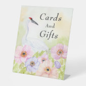 Cards & Gifts  Whooping Crane Anemones  台座サイン (正面)
