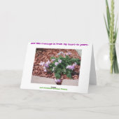 Cards&Lettersはハートからのメッセージを伝えます カード (裏面)