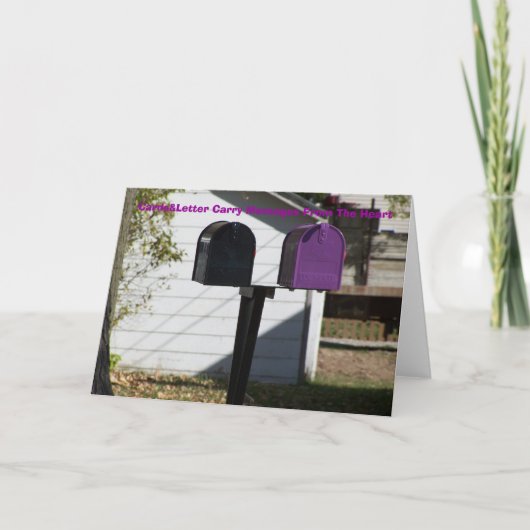 Cards&Lettersはハートからのメッセージを伝えます カード (正面)