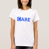 CARE = ワードひとつ Tシャツ (正面)