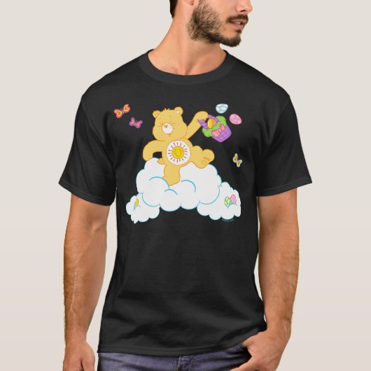 Care Bears Easter Egg Hunting With Funshine Bear Tシャツ (正面)