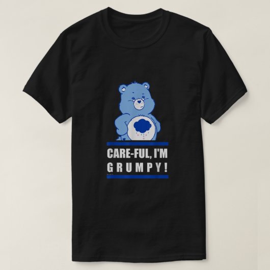 Care Bears Grumpy Bear CareFul Poster  Tシャツ (デザイン正面)