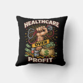 Care Before Profit クッション (裏面)