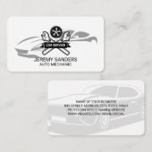 Care Care Services | Auto Parts 名刺 (正面/裏面)