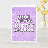 Care Home カード (黄色い花)