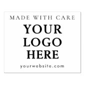 Care+Madeウェブサイトビジネス+ロゴ ラバースタンプ (インプリント)