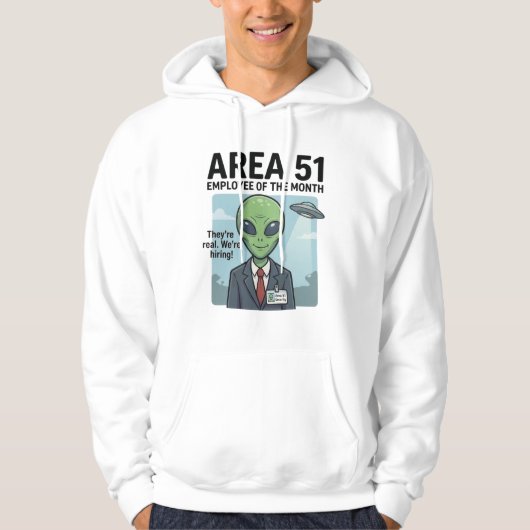 Career Goals: Area 51 "Employee of the Month" パーカ (正面)