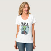 Career Goals: Area 51 "Employee of the Month" Tシャツ (正面フル)