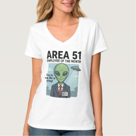 Career Goals: Area 51 "Employee of the Month" Tシャツ