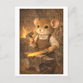 Career Mouse as Blacksmith ポストカード