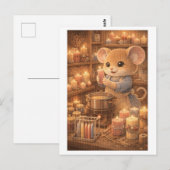 Career Mouse as Candle Maker ポストカード (正面/裏面)