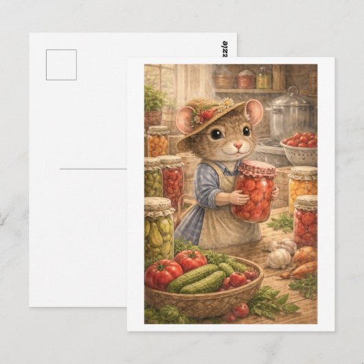 Career Mouse as Canner ポストカード (正面/裏面)