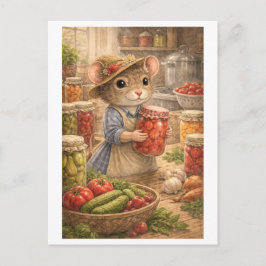 Career Mouse as Canner ポストカード