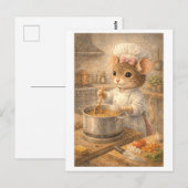 Career Mouse as Chef ポストカード (正面/裏面)
